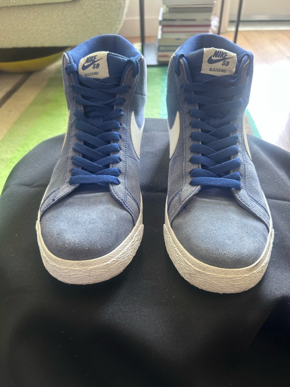 Nike Blazer Mid SB in Blue and White